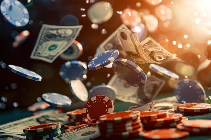 Mobile live casino lobby and payment support screen